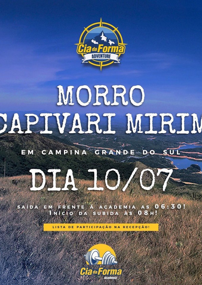Cia Adventure: Morro Capivari Mirim