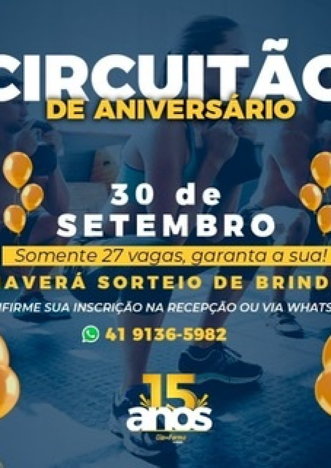 Circuito de aniversário de 15 anos da Companhia da Forma