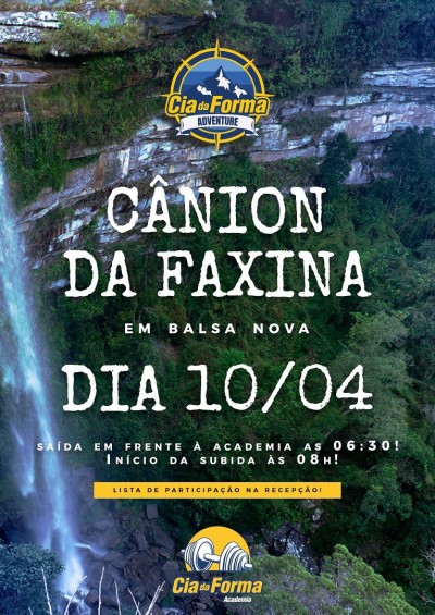 Cia Adventure: Cânion da Faxina